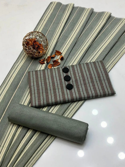 Summer Season 3 Pcs Women's Unstitched Printed Suit