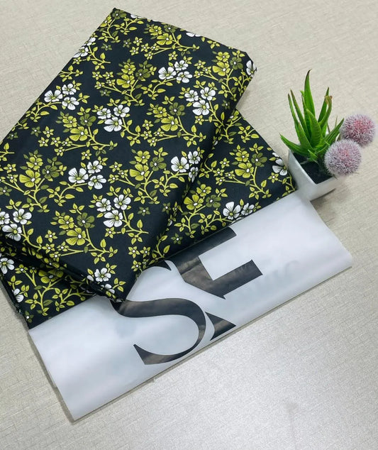 2 Pcs Women's Unstitched Printed Suit