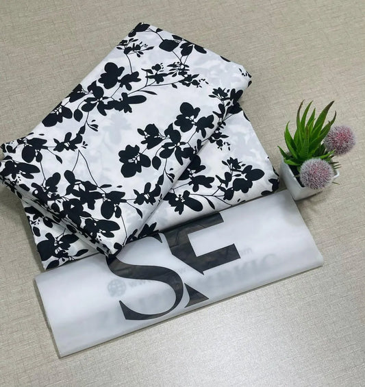 2 Pcs Women's Unstitched Printed Suit