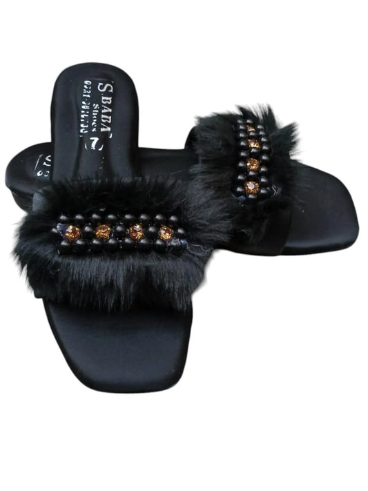 Women's Rexine Fancy Slippers